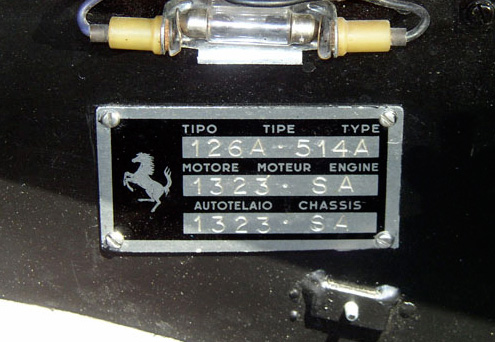 1959 Ferrari 410 SuperAmerica (Series III) #1323 SA